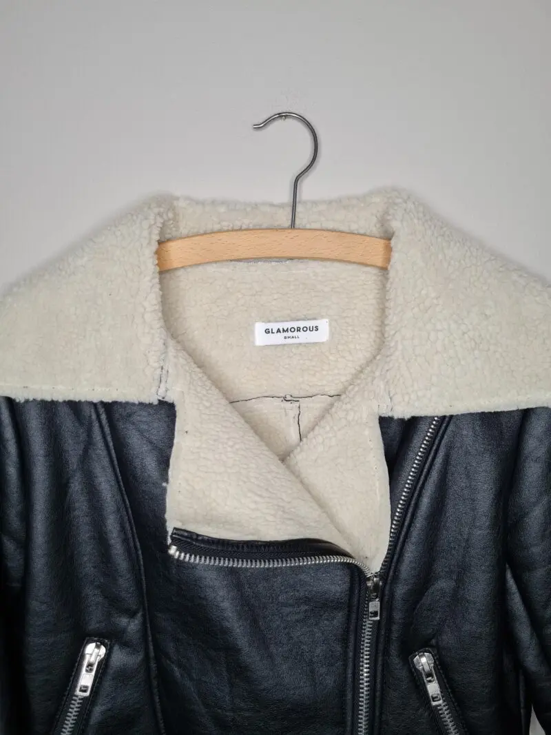 Fóðraður Leðurjakki